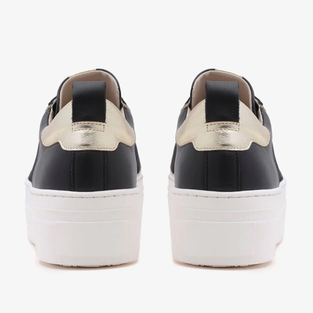 Black velvet hot sale platform trainers